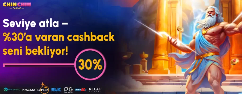 Seviye atla – ’a varan cashback seni bekliyor!