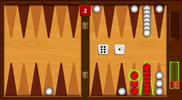 backgammon board